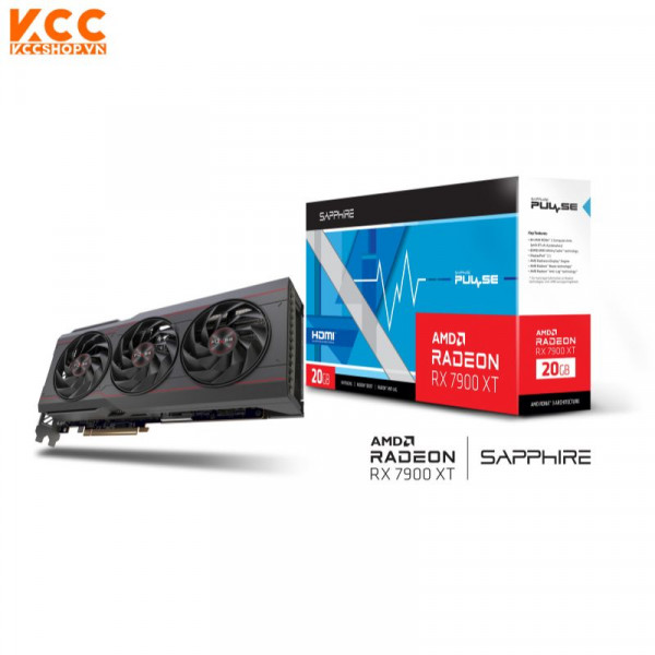 VGA Sapphire PULSE AMD Radeon RX 7900 XT 20GB GDDR6