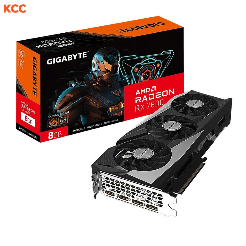 VGA GIGABYTE Radeon RX 7600 GAMING OC 8G (GV-R76GAMING-OC-8GD)