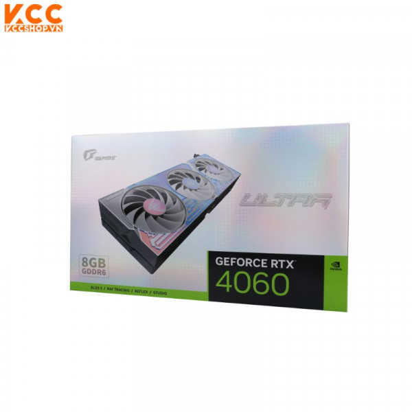 VGA Colorful iGame GeForce RTX 4060 Ultra W OC 8GB-V 3 FAN