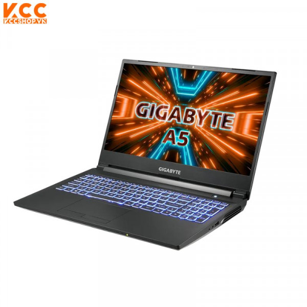 Laptop Gigabyte A5 (A5 K1-AVN1030SB) (R5-5600H, 8GB, 512GB SSD, 15.6" FHD, RTX3060/6GB, Win11, Black)