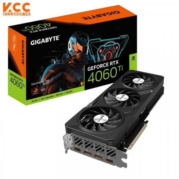 VGA Gigabyte GeForce RTX­­ 4060 Ti GAMING OC 16G (GV-N406TGAMING OC-16GD)