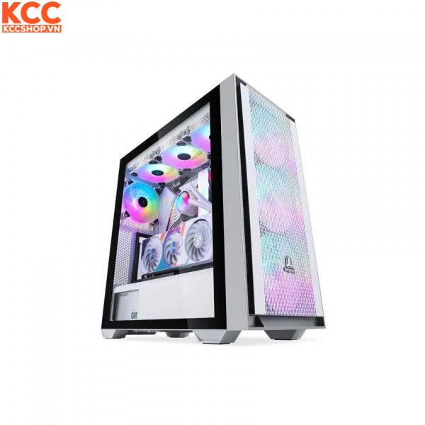 Vỏ Case Segotep GANK 360 E-ATX White (Mid Tower/ Màu Trắng)