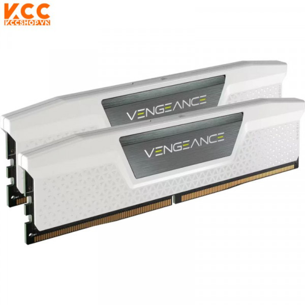 RAM DESKTOP CORSAIR VENGEANCE 32GB (2x16GB) DDR5 DRAM 5600MHz C36 - White (CMK32GX5M2B5600C36W)
