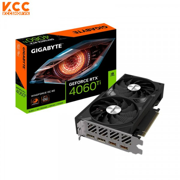 VGA Gigabyte GeForce RTX 4060 Ti WINDFORCE OC 8G