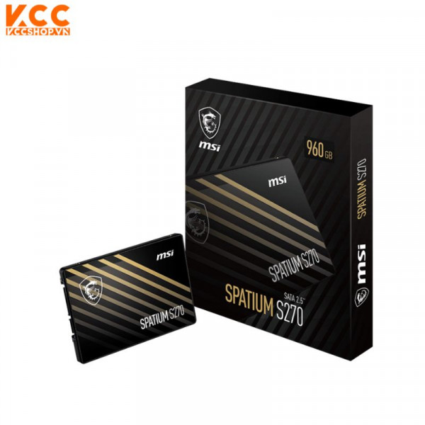 SSD MSI SPATIUM S270 960GB 2.5 inch (Read/Write 500/450 MB/s, 3D Nand)