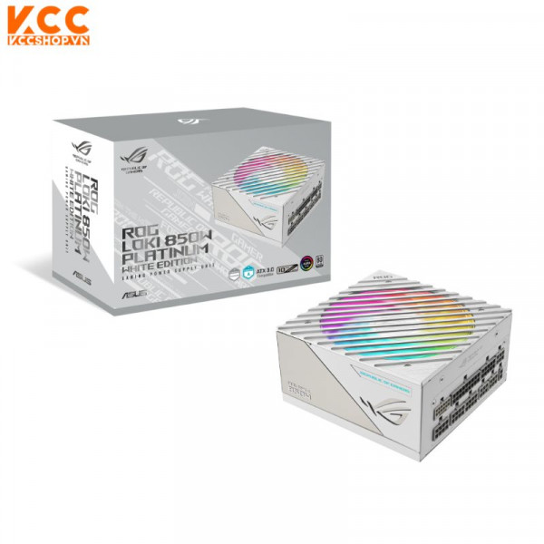 Nguồn Asus ROG LOKI SFX-L 850W Platinum White Edition (80Plus Platinum/ Full Modular)