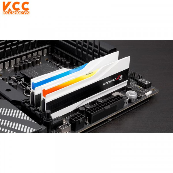 Ram Desktop Gskill Trident Z5 RGB (F5-6000J3636F16GX2-TZ5RW) 32GB (2x16GB) DDR5 6000Mhz