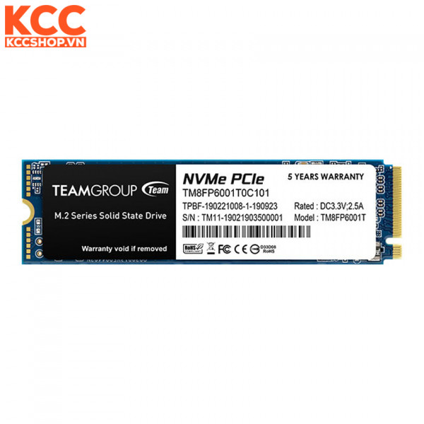 Ổ CỨNG SSD TEAMGROUP MP33 1TB M.2 2280 PCIE 3.0X4 (TM8FP6001T0C101)