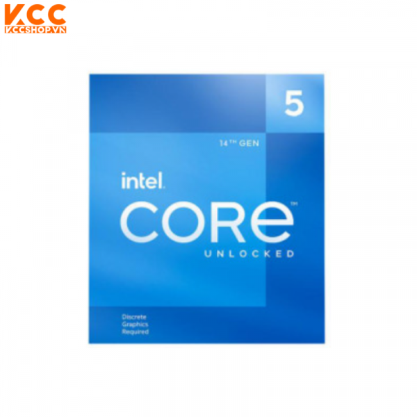 CPU Intel Core i5 14600KF (3,50 Ghz, up to 5.30GHz, 14 Nhân 20 Luồng, 24 MB Cache)