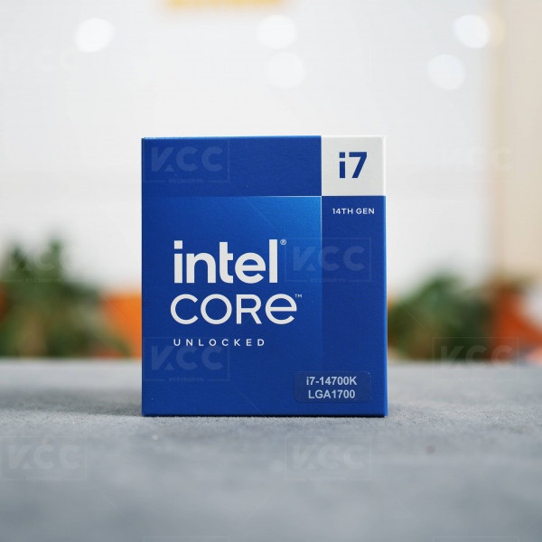 CPU Intel Core i7 14700K Chính Hãng (3,4 Ghz, up to 5.60GHz, 20 Nhân 28 Luồng, 33 MB Cache)