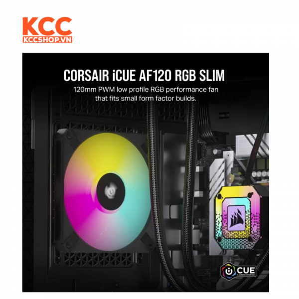 Fan case Corsair iCUE AF120 RGB SLIM Black (CO-9050162-WW)