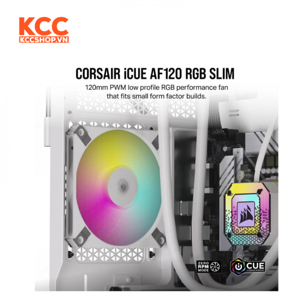 Fan case Corsair iCUE AF120 RGB SLIM White (CO-9050164-WW)
