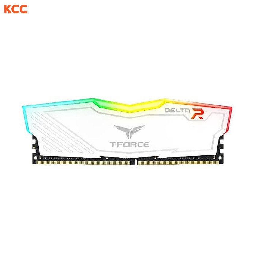 Ram TEAMGROUP T-Force DELTA RGB 8GB (1x8GB) DDR4 3200MHz White