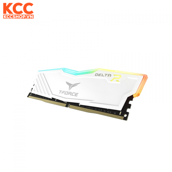 Ram TEAMGROUP T-Force DELTA RGB 8GB (1x8GB) DDR4 3200MHz White