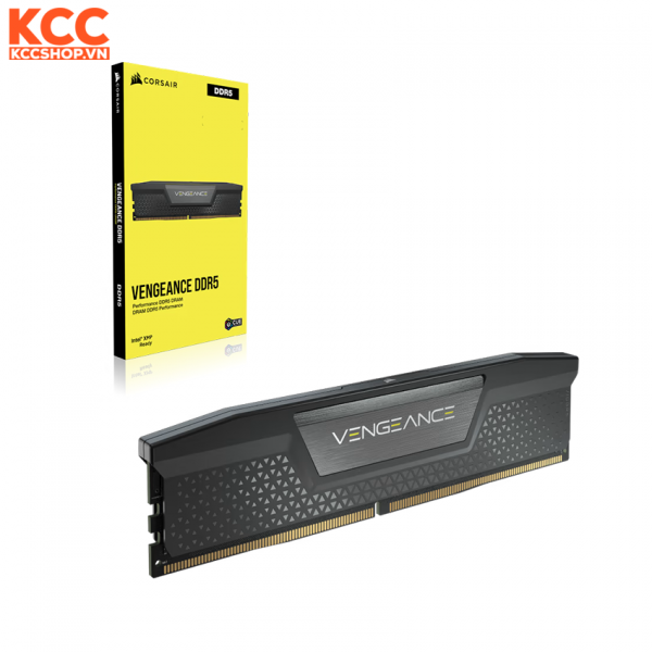 RAM CORSAIR VENGEANCE HEATSPREADER BLACK CL40 64GB (2X32GB) 5600MHz (CMK96GX5M2B5600C40)