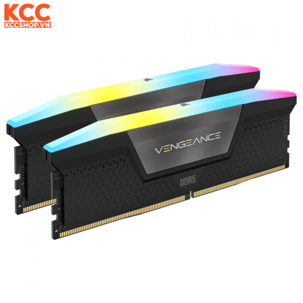 RAM CORSAIR VENGEANCE HEATSPREADER BLACK CL36 64GB (2X32GB) 5600MHz (CMH64GX5M2B5600Z36K)