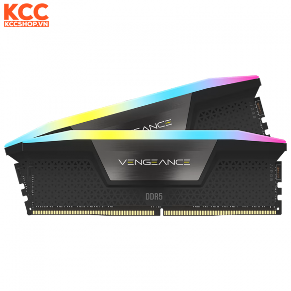 RAM CORSAIR VENGEANCE HEATSPREADER BLACK CL36 64GB (2X32GB) 5600MHz (CMH64GX5M2B5600Z36K)
