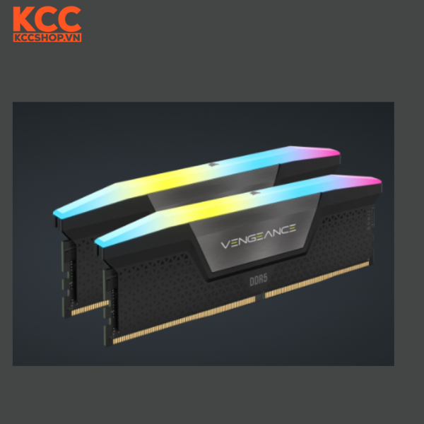 Ram Corsair Vengeance RGB Black Heatspreader C40 32GB (2x16GB) 6000 MHz DDR5 (CMH32GX5M2B6000C40)