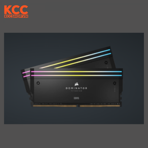 Ram Corsair DOMINATOR TITANIUM RGB Black Heatspreader C36 48GB (2x24GB) 7000 MHz DDR5 (CMP48GX5M2B7000C36)