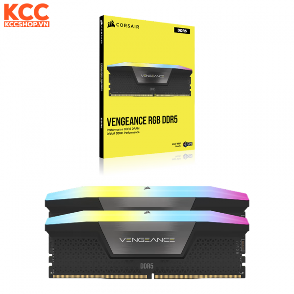 Ram Corsair Vengeance RGB Black Heatspreader 32GB (2x16GB) 5600MHZ DDR5 (CMH32GX5M2B5600C40K)