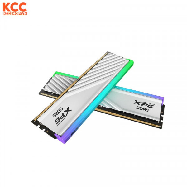 RAM ADATA LANCER BLADE DDR5 Kit 32GB (16GBx2) 6000Mhz White RGB (AX5U6000C3016G-DTLABRWH)