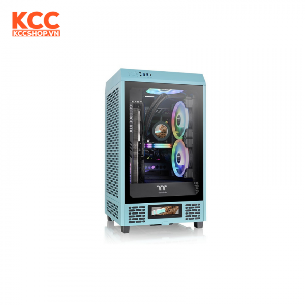 Vỏ case Thermaltake The Tower 200 Turquoise Mini