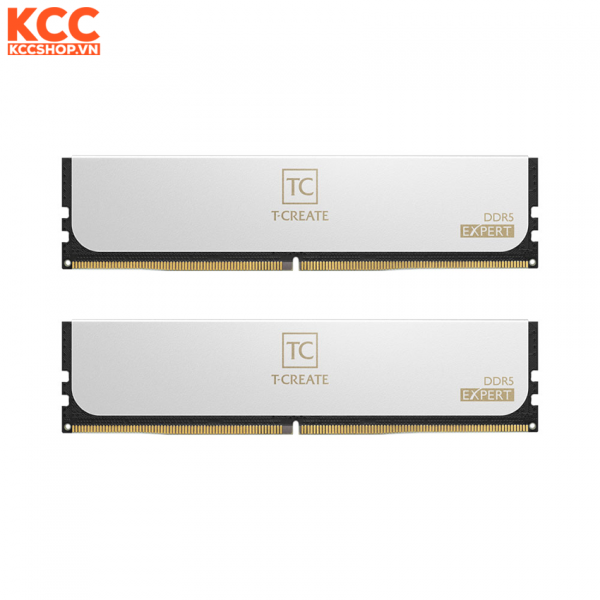 RAM TeamGroup T-Create Expert 48GB (2x24GB) CL32 DDR5 6400Mhz White
