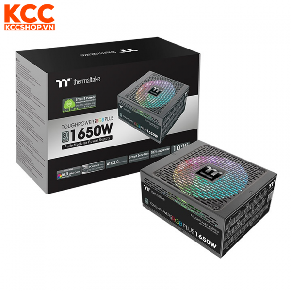 Nguồn máy tính Thermaltake Toughpower iRGB PLUS 1650W Titanium - TT Premium Edition