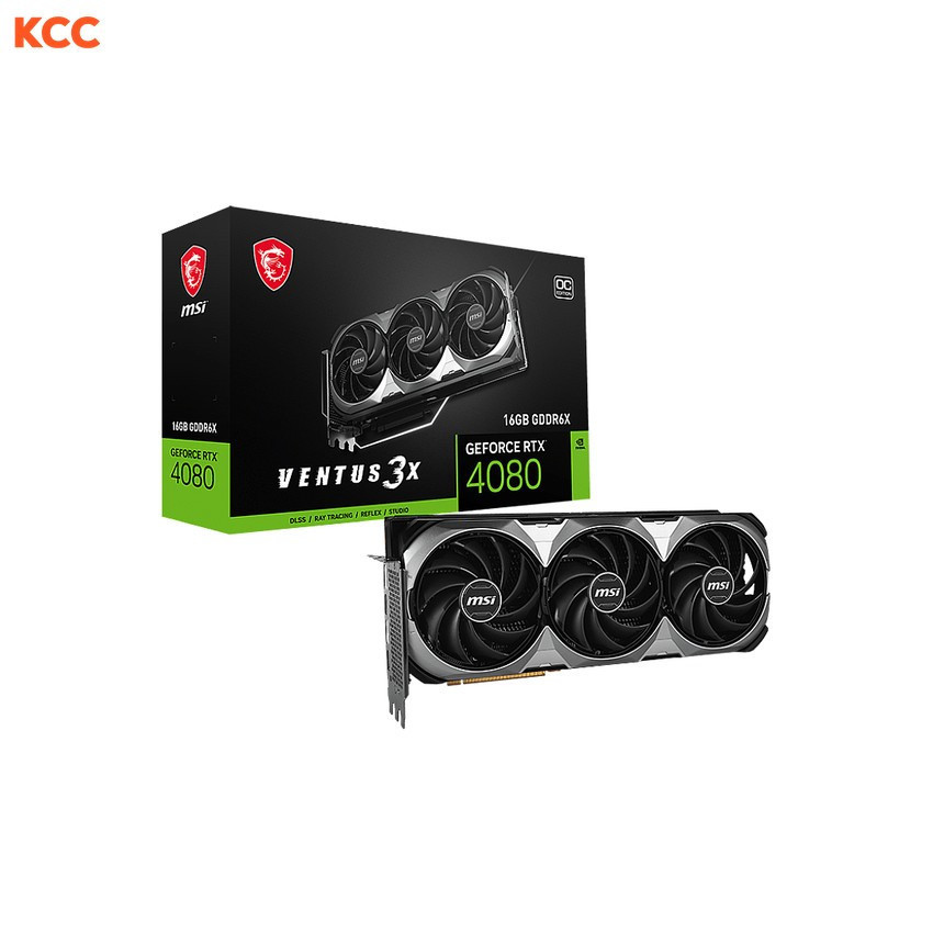 VGA MSI GeForce RTX 4080 16GB VENTUS 3X E OC