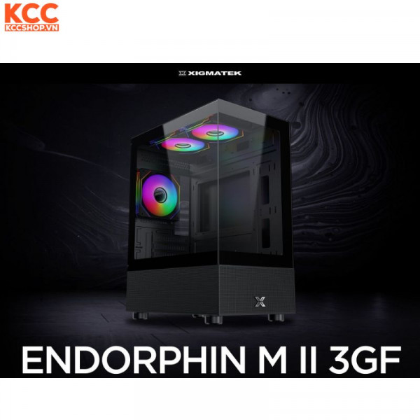 Vỏ máy tính XIGMATEK ENDORPHIN M II 3GF (EN43888) - Kèm 3 Fan