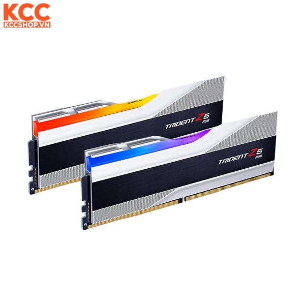 Ram G.Skill Trident Z5 RGB 32GB (2x16GB) CL34 6600MHz DDR5 Silver (F5-6600J3440G16GX2-TZ5RS)