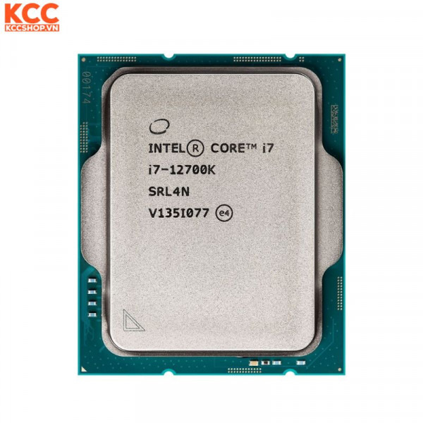 CPU Intel Core i7 12700K Tray (5.00GHz, 12 Nhân 20 Luồng, 25M Cache, Alder Lake) - Socket Intel LGA 1700
