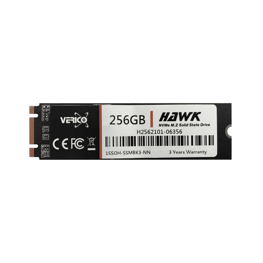 Ổ cứng SSD 256G Verico Hawk NVMe PCIe Gen3x2 M.2 2280