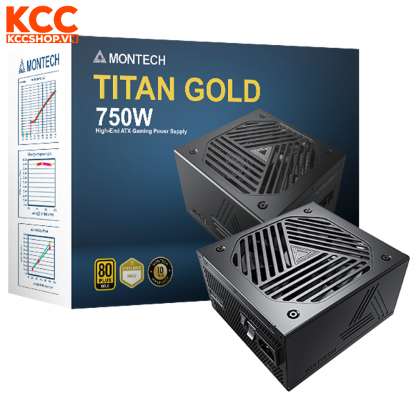 Nguồn máy tính Montech Titan Gold 750W 80 Plus Gold