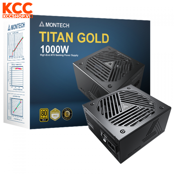 Nguồn máy tính Montech Titan Gold 1000W 80 Plus Gold