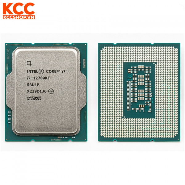 CPU Intel Core i7 12700KF Tray (5.00GHz, 12 Nhân 20 Luồng, 25M Cache, Alder Lake) - Socket Intel LGA 1700