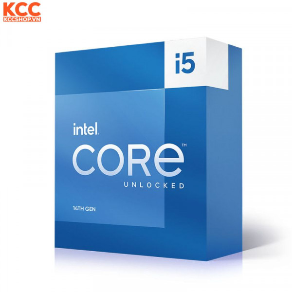 CPU Intel Core i5 14600KF Box (3,50 Ghz, up to 5.30GHz, 14 Nhân 20 Luồng, 24 MB Cache)