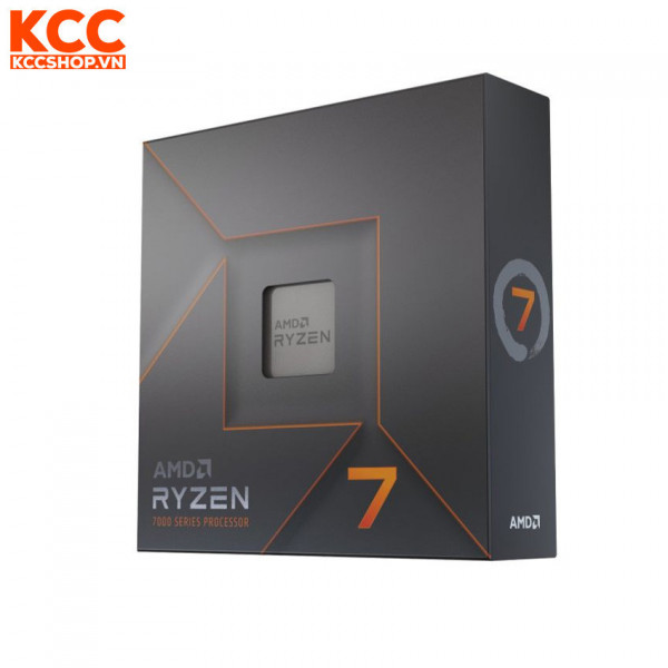 CPU AMD Ryzen 7 7700X Chính hãng (4.5GHz boost 5.4GHz, 8 nhân 16 luồng, 40MB Cache, 105W, Socket AM5)