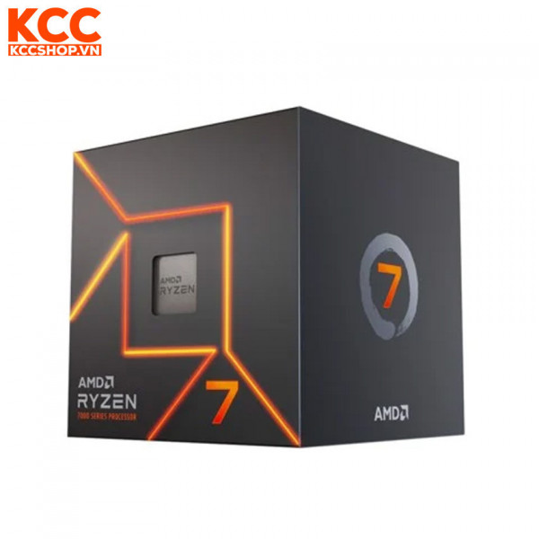 CPU AMD Ryzen 7 7700 Chính hãng (3.8 GHz Upto 5.3GHz / 40MB / 8 Cores, 16 Threads / 65W / Socket AM5)
