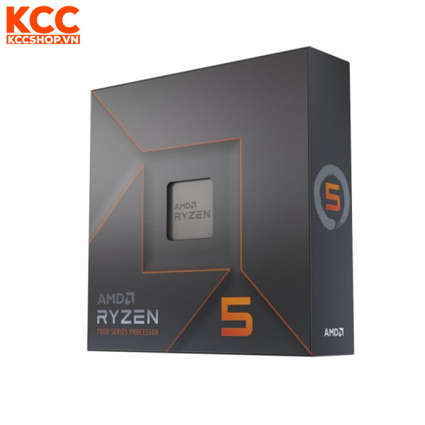 CPU AMD Ryzen 5 7600X Chính hãng (4.7GHz boost 5.3GHz, 6 nhân 12 luồng, 38MB Cache, 105W, Socket AM5)