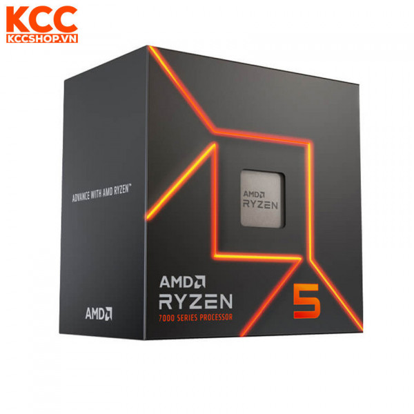 CPU AMD Ryzen 5 7500F Chính hãng (3.7 GHz Upto 5.0 GHz / 38MB / 6 Cores, 12 Threads / 65W / AM5)