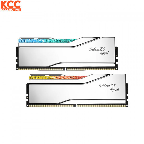 Ram G.Skill Trident Z5 Royal 48GB (2x24GB) CL40 8400MHz DDR5 Silver (F5-8400J4052G24GX2-TR5S)