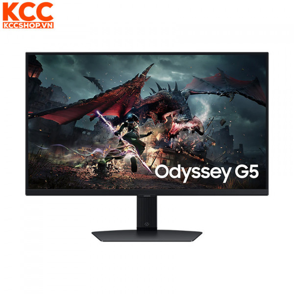 Màn hình gaming Samsung Odyssey G5 LS27DG502EEXXV (27 Inch/QHD/IPS/180Hz/1ms)