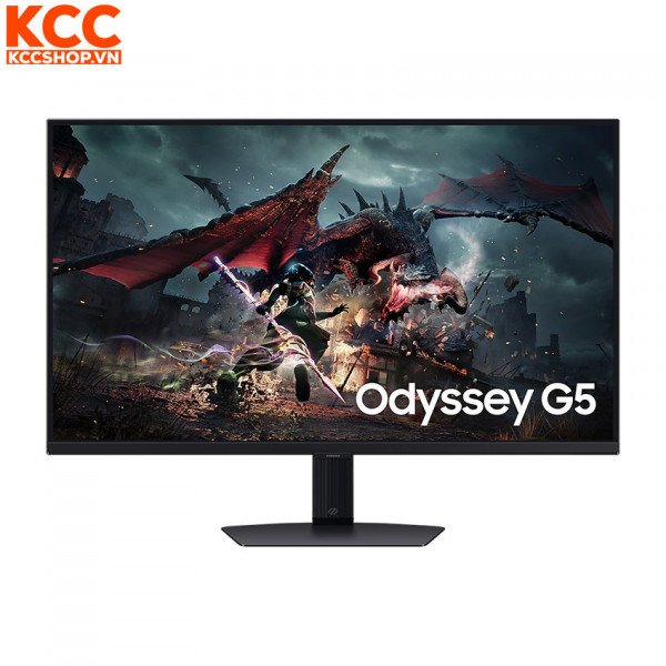 Màn hình gaming Samsung Odyssey G5 LS32DG502EEXXV  (32 Inch/QHD/IPS/180Hz/1ms)