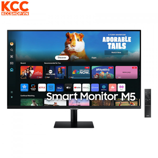 Màn hình Samsung Smart Monitor M5 LS32DM500EEXXV (32 Inch/FHD/VA/60Hz/4ms)