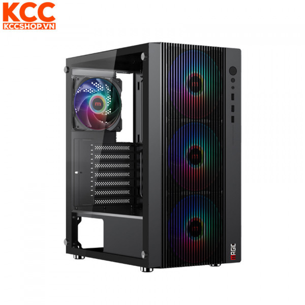 Vỏ case Magic Luxury 4F Black (MATX)