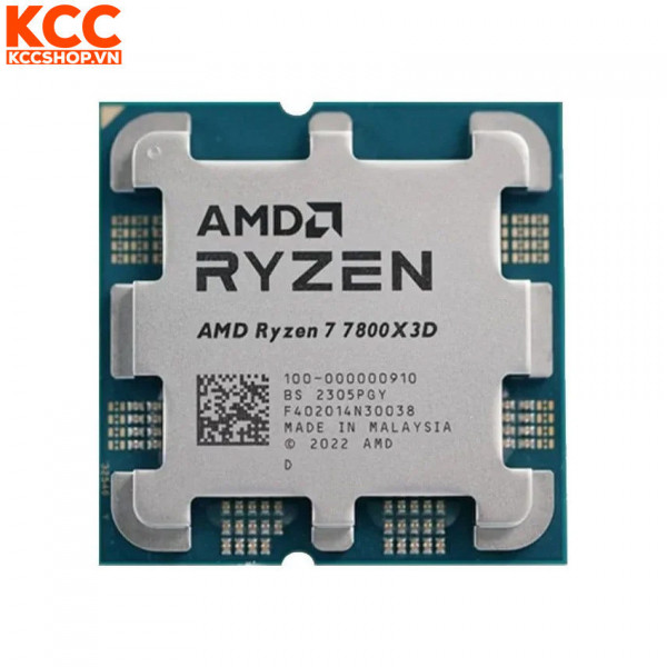 CPU AMD Ryzen 7 7800X3D Tray (4.2GHz Boost 5.0GHz / 8 nhân 16 luồng / 104MB / AM5)