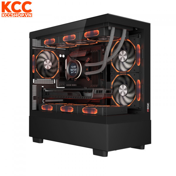 Vỏ case Magic Mix Tower Pro Black (Full M-ATX)