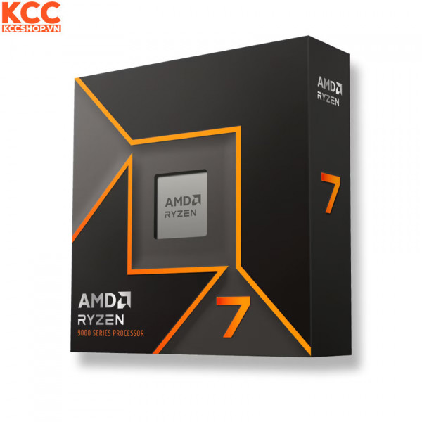 CPU AMD Ryzen 7 9700X Chính Hãng (3.8 GHz Upto 5.5GHz / 32MB / 8 Cores, 16 Threads / 65W / Socket AM5)