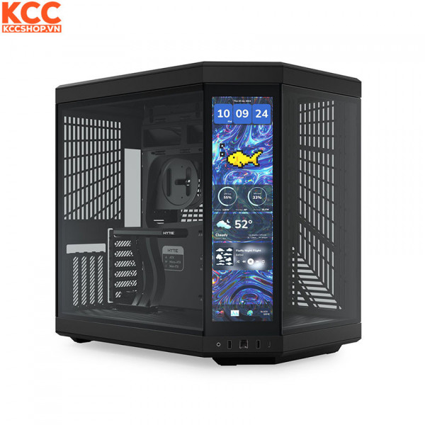 Vỏ case HYTE Y70 Touch Infinity Pitch Black (CS-HYTE-Y70TI-BB)